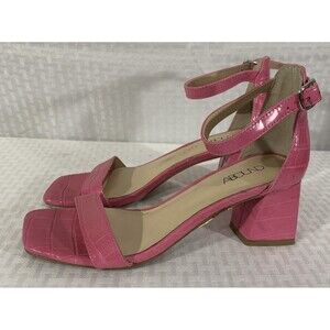 Abound Finn Pink Sandals Ankle Straps Heels Womens 6
